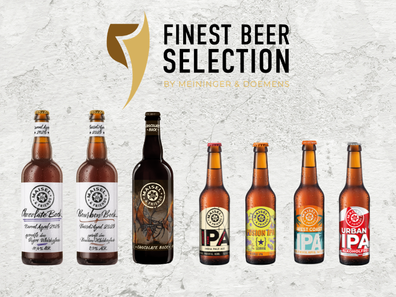 Unsere Biere bei der Finest Beer Selection: Maisel & Friends überzeugt!
