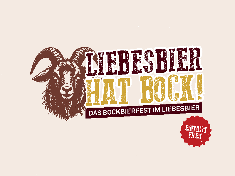 Bockbierzeit im Liebesbier | Bockbierfest am 13. November