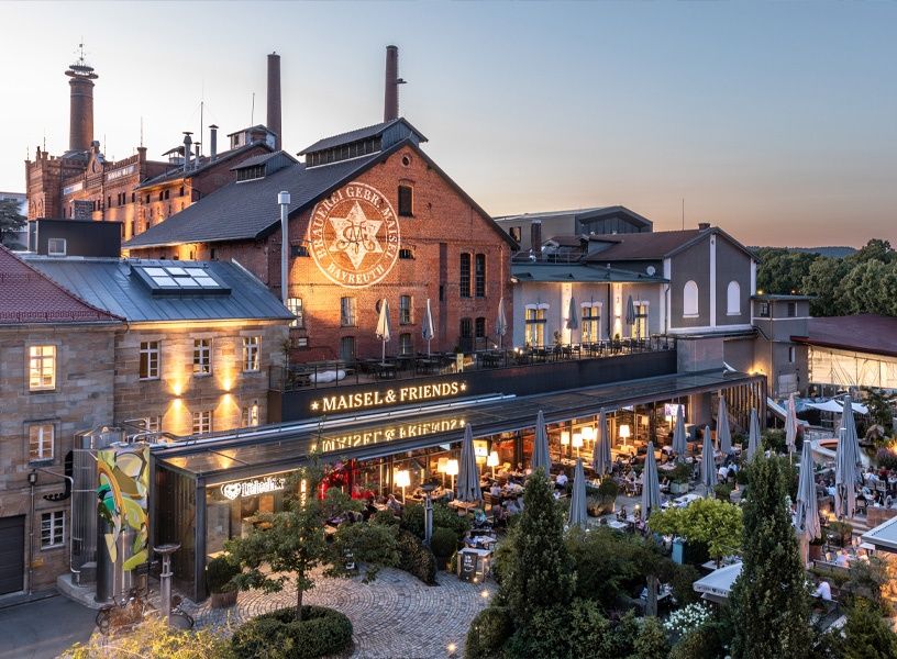 Das Gelände von Maisel & Friends in Bayreuth